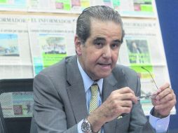 MÁS VISITANTES. El secretario de Turismo de Jalisco, Enrique Ramos, en la Mesa de Redacción. EL INFORMADOR / E. Barrera