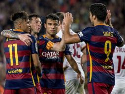 Barça se dio un baño de confianza de cara a la disputa de los dos primeros títulos de la temporada 2015-2016. NTX / A. Salamé