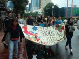 Los jóvenes buscarán un diálogo con la SEP. TWITTER / @quechidoelmaes