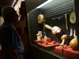 La exposición muestra cómo el imperio azteca se dedicó a las artes, a la poesía y a la vida. NTX / A. Pérez