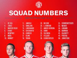 El tapatío Javier Hernández usará el '14' en su uniforme, oficializó ayer el Manchester United. ESPECIAL / manutd.com.mx