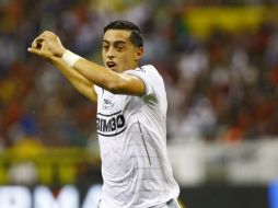 Los primeros dos goles son obra de Rogelio Funes Mori. AFP / H. Guerrero