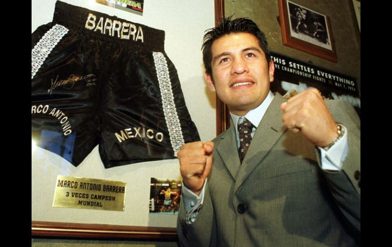 Barrera fue campeón mundial en supergallo, pluma y superpluma. EL INFORMADOR / ARCHIVO