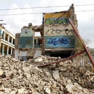 Casa Baeza Alzaga vuelve a sufrir derrumbe parcial