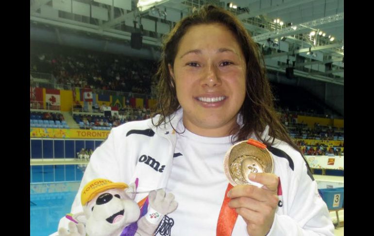 Doramitzi Hernández. A sus 30 años, la nadadora sigue cosechando triunfos en la piscina. NTX / I. Inclán