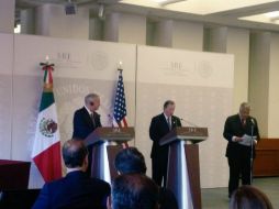 Meade hace el anuncio luego de la firma de convenios con el gobernador del estado de Minnesota. TWITTER / @SRE_mx