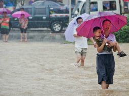 Las lluvias más fuertes cayeron sobre el condado de Wencheng, que registró precipitaciones de 645 milímetros en 24 horas. AP / ARCHIVO