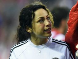 Eva ingresó a la cancha y eso molestó a Mou, quien hizo público su descontento. AFP / ARCHIVO