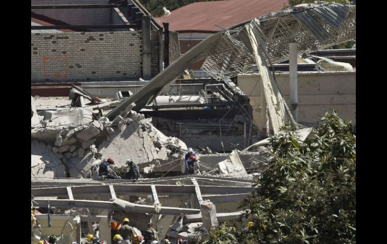 La explosión en el Hospital Materno Infantil de Cuajimalpa a principios del año dejó un saldo de cinco muertos. AFP / ARCHIVO