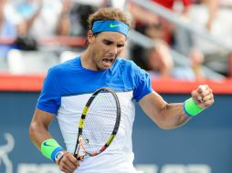 El Campeón en 2005, 2008 y 2013 salió con puño alto y fijó cita con el ruso Mikhail Youzhny. AFP / M. Panagiotakis