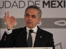 Mancera sostuvo un encuentro con el padre de Angélica López este miércoles. NTX / ARCHIVO