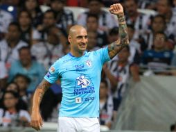 Ariel anotó dos goles en la derrota de Tuzos 4-3 ante Monterrey. AFP / ARCHIVO