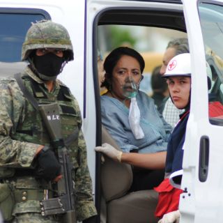 Flamazo deja 14 heridos en Central de Abastos de León