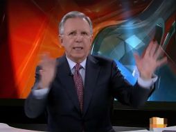 El periodistas se sintió frustrado y prefirió continuar con disculpas para el público. YOUTUBE /  Noticieros Televisa