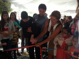 El acto estuvo enmarcado por el tradicional corte de listón y la develación de una placa. EL INFORMADOR / A. Rodríguez