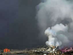 La explosión ha dejado 50 víctimas mortales, incluidos 12 bomberos, así como 701 personas hospitalizadas, 71 en estado crítico. AP / N. Han Guan