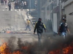 Deivis Olveros fue arrestado en septiembre de 2014, acusado de participar en las violentas protestas de ese mismo año. EFE / ARCHIVO