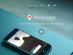 Periscope aparece el pasado mes de marzo y ha ganado mucha popularidad en Twitter. ESPECIAL / periscope.tv