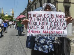 Grupo de maestros mantienen, en todo el país, protestas en contra de la reforma educativa. EL INFORMADOR / ARCHIVO