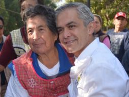 ''La consulta es viable, va a haber un foro muy importante'', apunta Mancera en relación al destino del AICM. TWITTER / @ManceraMiguelMX