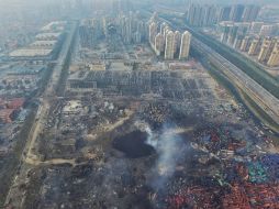Cientos de personas resultaron heridas en las gigantescas explosiones que destruyeron una zona industrial. EFE /