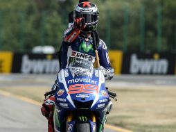 El español es el primer piloto no-Honda en imponerse en Brno. EFE / F. Singer