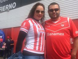 Aficionados al Rebaño y los Diablos ya están en el estadio. TWITTER / @TolucaFC