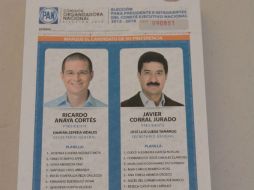 Este domingo el PAN elige dirigente nacional entre Javier Corral y Ricardo Anaya. NTX / G. Granados