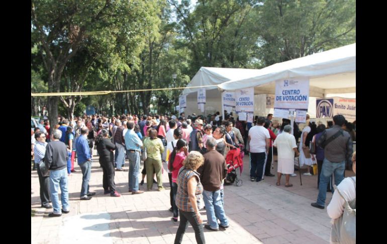 Anaya Cortés hizo un llamado a todos los militantes de Acción Nacional a que acudieran a las urnas a votar. NTX / G. Granados