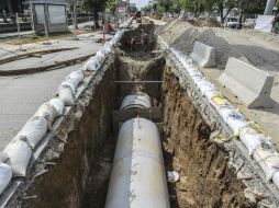 Colector en Ávila Camacho en su cruce con Circunvalación, uno de los que se han reemplazado. EL INFORMADOR / F. Atilano