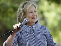 Clinton ahora tiene sólo diferencia de 19 puntos con Bernie Sanders. AP / C. Neibergall