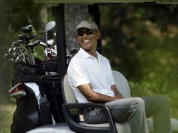 Obama ha jugado golf en seis ocasiones de 10 días completos en la exclusiva isla. AP / ARCHIVO