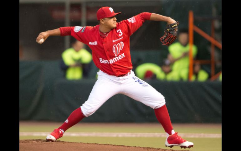 El lanzador Marco Duarte fue el abridor designado para el primer duelo entre los Diablos Rojos y los Toros. MEXSPORT / A. Macías