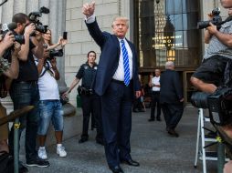 Trump sería el mejor candidato para manejar la economía, según el 45% de los encuestados. AFP /