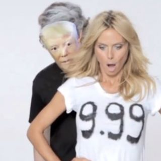 Heidi Klum le responde con humor a Donald Trump