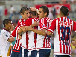 Chivas abrió rápido el marcador al minuto cinco. MEXSPORT / S. Molina