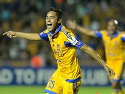 El jugador Alonso Zamora anotó a los minutos 84 y 86. EFE / M. Sierra