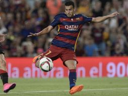 Primero decían que Pedro iría a jugar a Manchester con los Red Devils. AFP / ARCHIVO