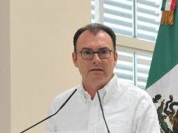 Videgaray reiteró el compromiso por seguir alentando acciones que coadyuven a impulsar el desarrollo de Baja California. EFE /