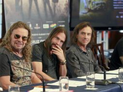 En rueda de prensa, señalaron que no es fácil para las bandas latinoamericanas entrar en el mercado español. EFE / C. García