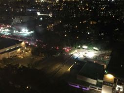 La explosión, cuya causa todavía se desconoce, tuvo lugar alrededor de las 20:10 hora local. TWITTER / @DJMikeAllan