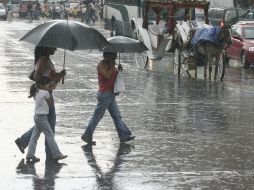 La probabilidad de precipitaciones muy fuertes es de 80 por ciento con tormenta eléctrica y caída de granizo en Jalisco. EL INFORMADOR / ARCHIVO