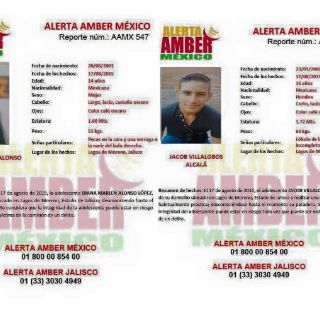 Activan Alerta Amber en Lagos de Moreno por jóvenes desaparecidos