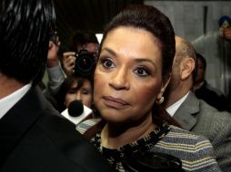 Baldetti renunció el 8 de mayo luego de la desarticulación de red de sobornos. EFE / ARCHIVO