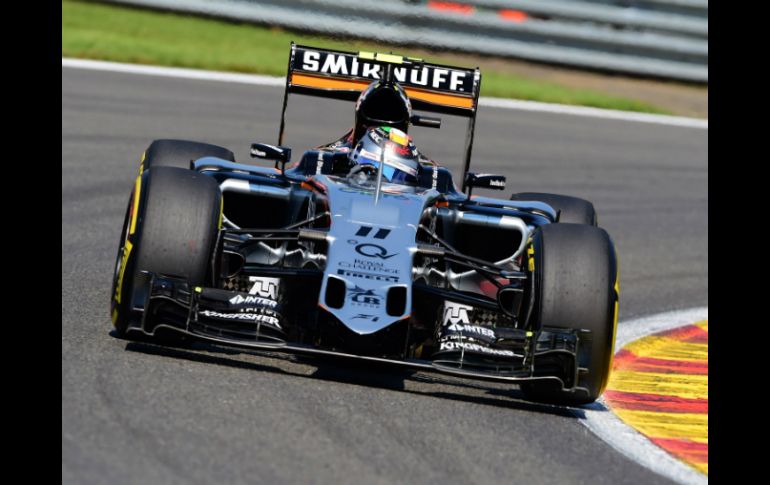 La de hoy fue la segunda mejor posición en una parrilla de salida del piloto azteca. AFP / E. Dunand