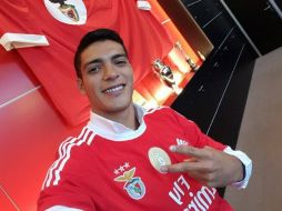 ''Jiménez ya está disponible para jugar'', asegura el técnico del Benfica. TWITTER / @SL_Benfica