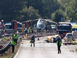 La carretera donde se produjo el suceso es una de las vías más importantes de esta zona. EFE / London News and Pictures