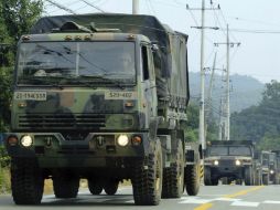 EU Mantiene 28 mil 500 tropas en Corea del Sur y se compromete a defender a su aliado en caso de guerra con el país vecino. EFE / K. Chul