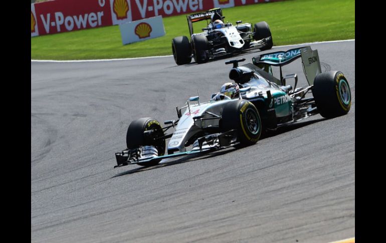 Pérez tuvo lo que ha sido hasta el momento su mejor actuación. AFP / E. Dunand