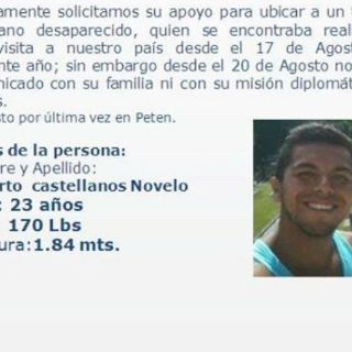 Buscan a turista mexicano desaparecido en Guatemala
